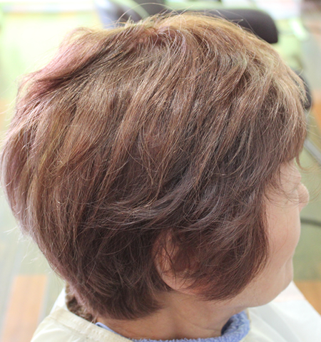 白髪１００％のヘアピースの写真8